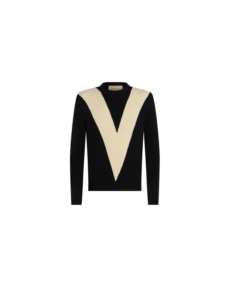Valentino Garavani STRICKWAREN - Pulloverauf YOOX.COM Schwarz
