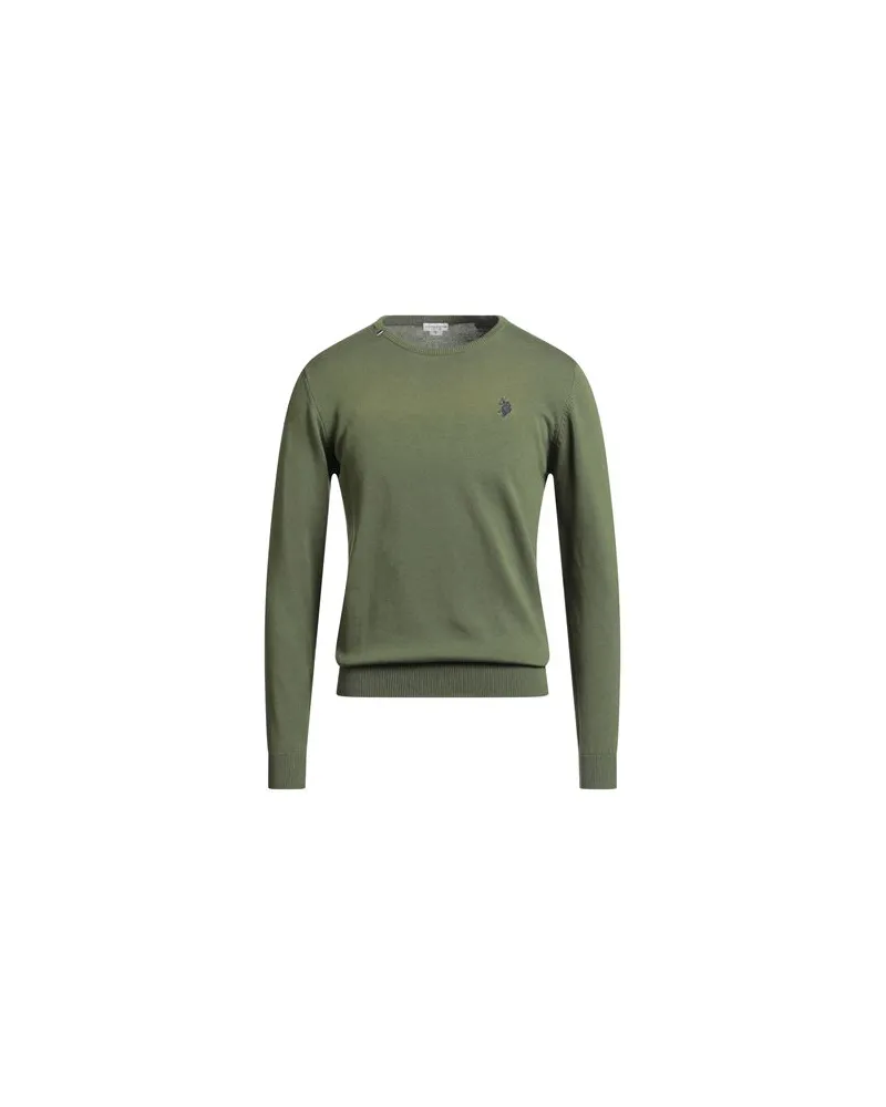 U.S. Polo Assn.  U POLO ASSN. - STRICKWAREN - Pulloverauf YOOX.COM Militärgrün