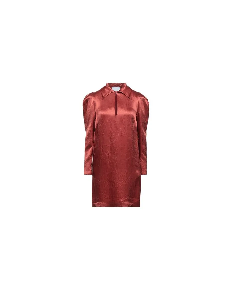 Erika Cavallini KLEIDER - Mini-Kleiderauf YOOX.COM Rostrot