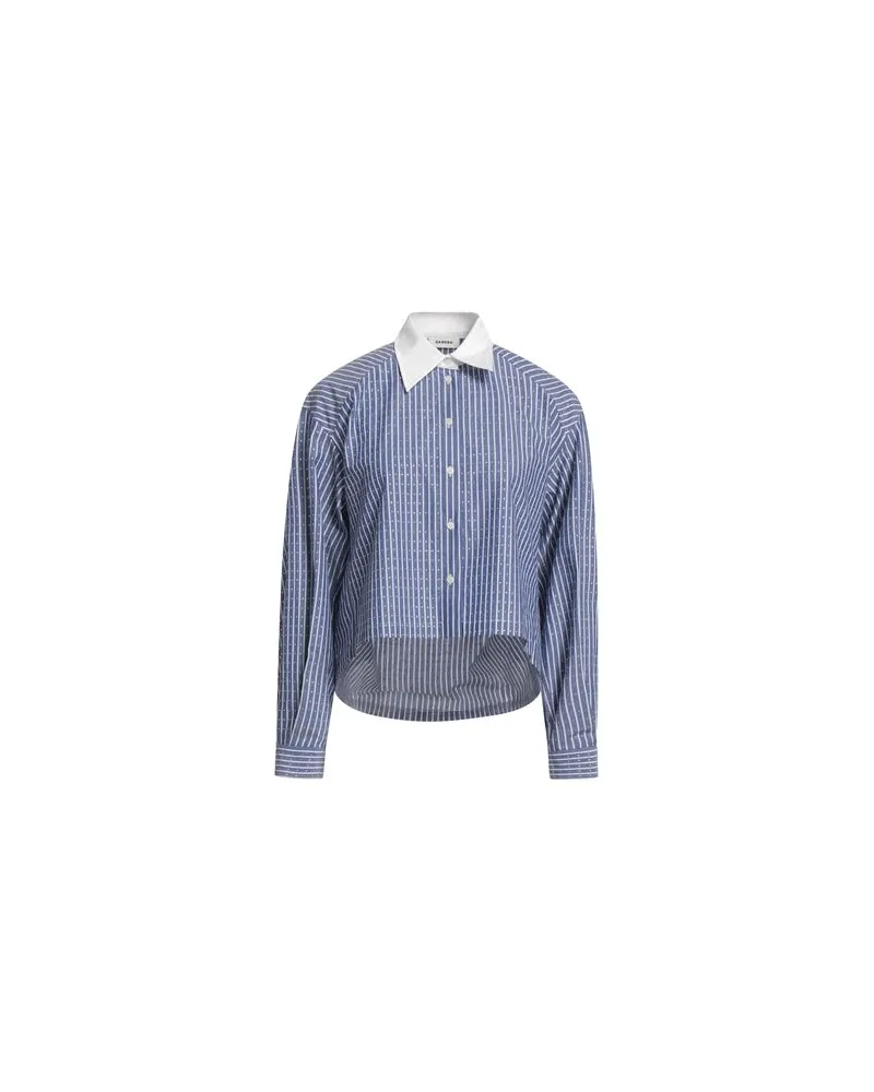Sandro TOPS - Hemdenauf YOOX.COM Taubenblau