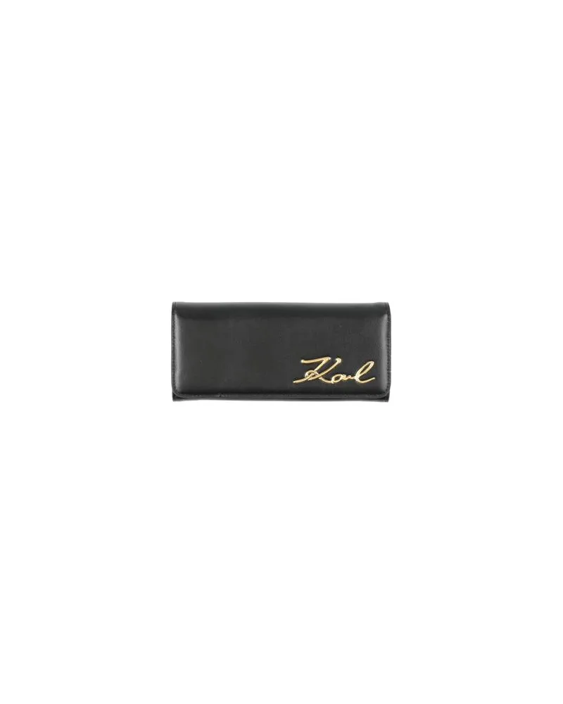 Karl Lagerfeld Kleinlederwaren - Brieftaschenauf YOOX.COM Schwarz
