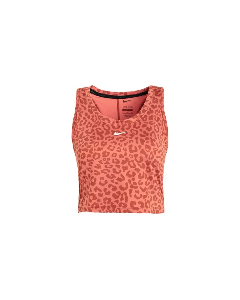 Nike Dri-FIT One Women's Slim Fit Printed Tank  - TOPS - Topsauf YOOX.COM Lachs