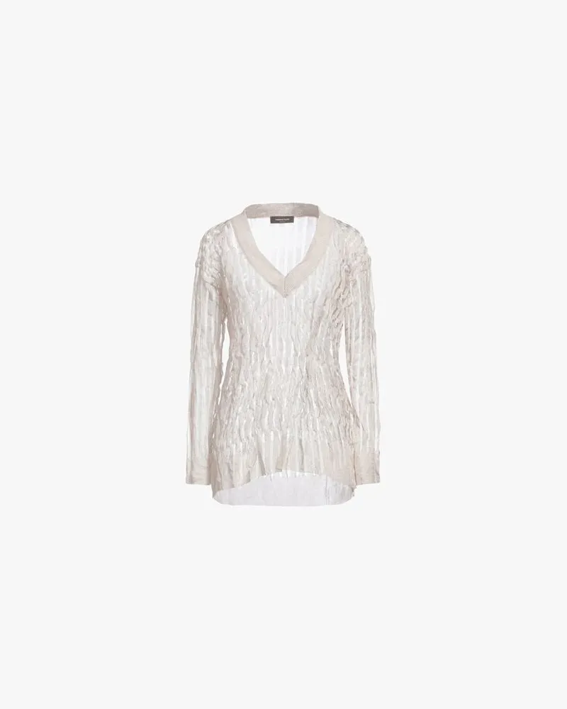 Fabiana Filippi STRICKWAREN - Pulloverauf YOOX.COM Beige