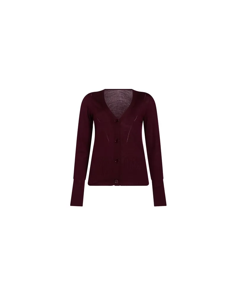 Patrizia Pepe STRICKWAREN - Strickjackenauf YOOX.COM Bordeaux