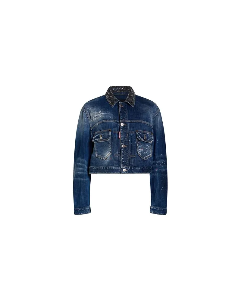 Dsquared2 JACKEN & MÄNTEL - Jeansjacken/Mäntelauf YOOX.COM Blau