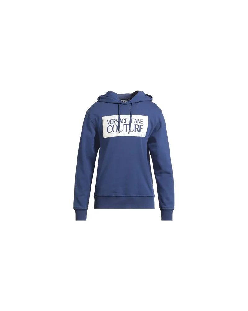 Versace Jeans TOPS - Sweatshirtsauf YOOX.COM Blau