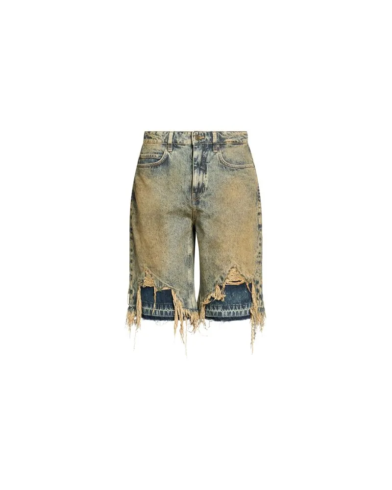 Guess HOSEN & RÖCKE - Jeansshortsauf YOOX.COM Blau