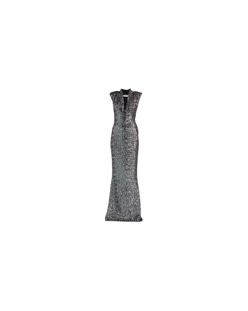 Chiara Boni KLEIDER - Maxi-Kleiderauf YOOX.COM Stahlgrau