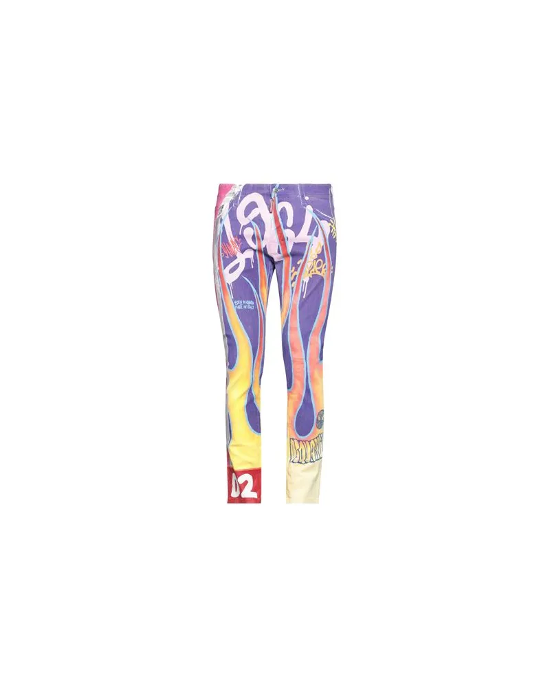 Dsquared2 HOSEN & RÖCKE - Jeanshosenauf YOOX.COM Violett
