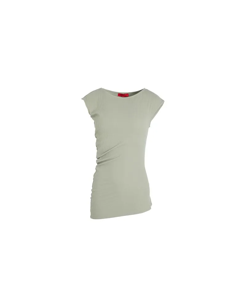 MAX&Co. SFOGLIA  - TOPS - T-shirtsauf YOOX.COM Salbeigrün