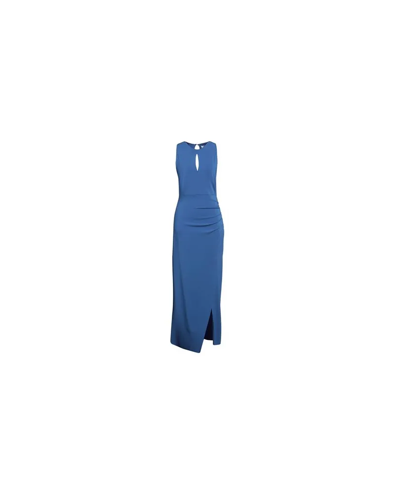 Kaos KLEIDER - Maxi-Kleiderauf YOOX.COM Azurblau