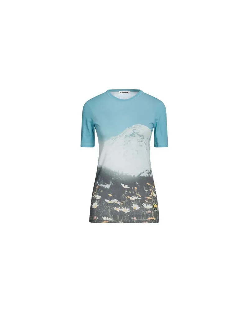Jil Sander TOPS - T-shirtsauf YOOX.COM Himmelblau