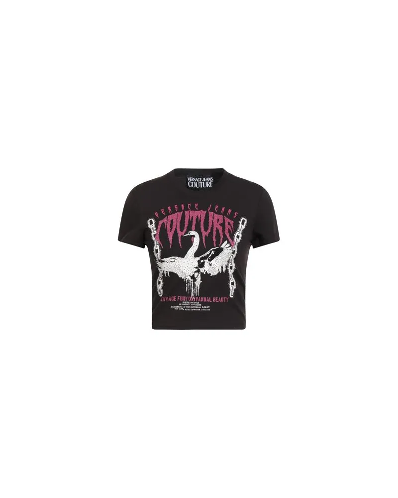 Versace Jeans TOPS - T-shirtsauf YOOX.COM Schwarz