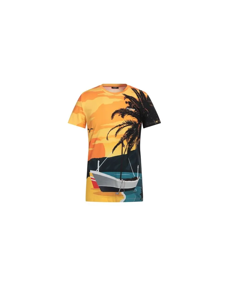 Balmain TOPS - T-shirtsauf YOOX.COM Orange