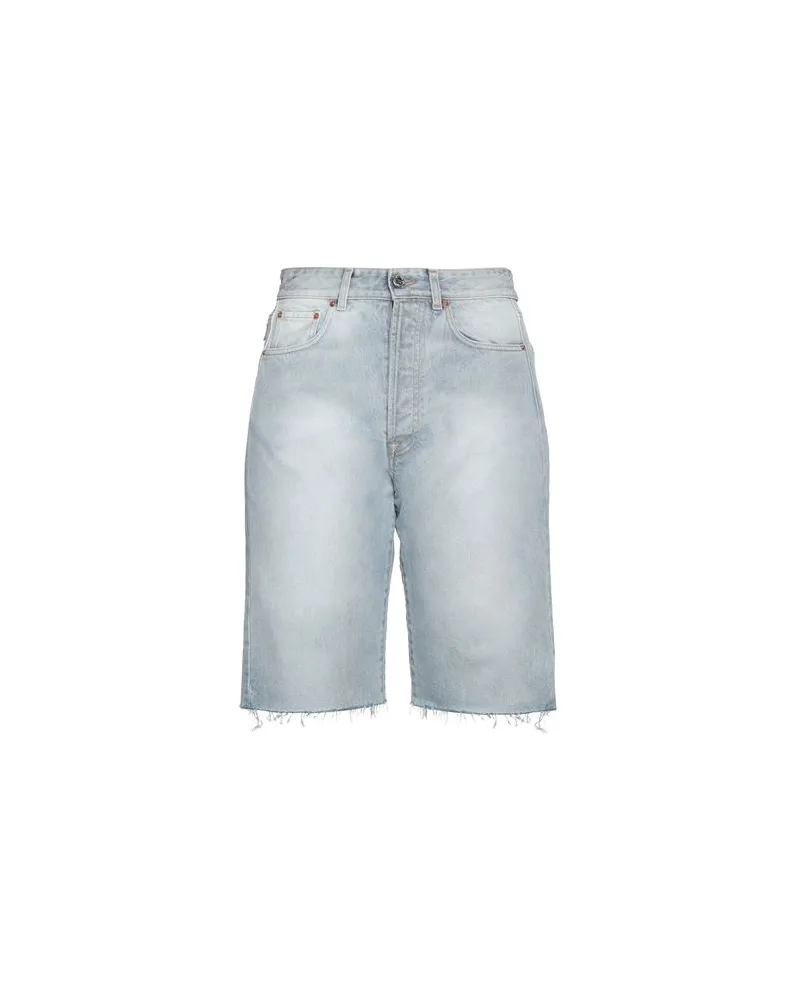 VETEMENTS HOSEN & RÖCKE - Jeansshortsauf YOOX.COM Blau