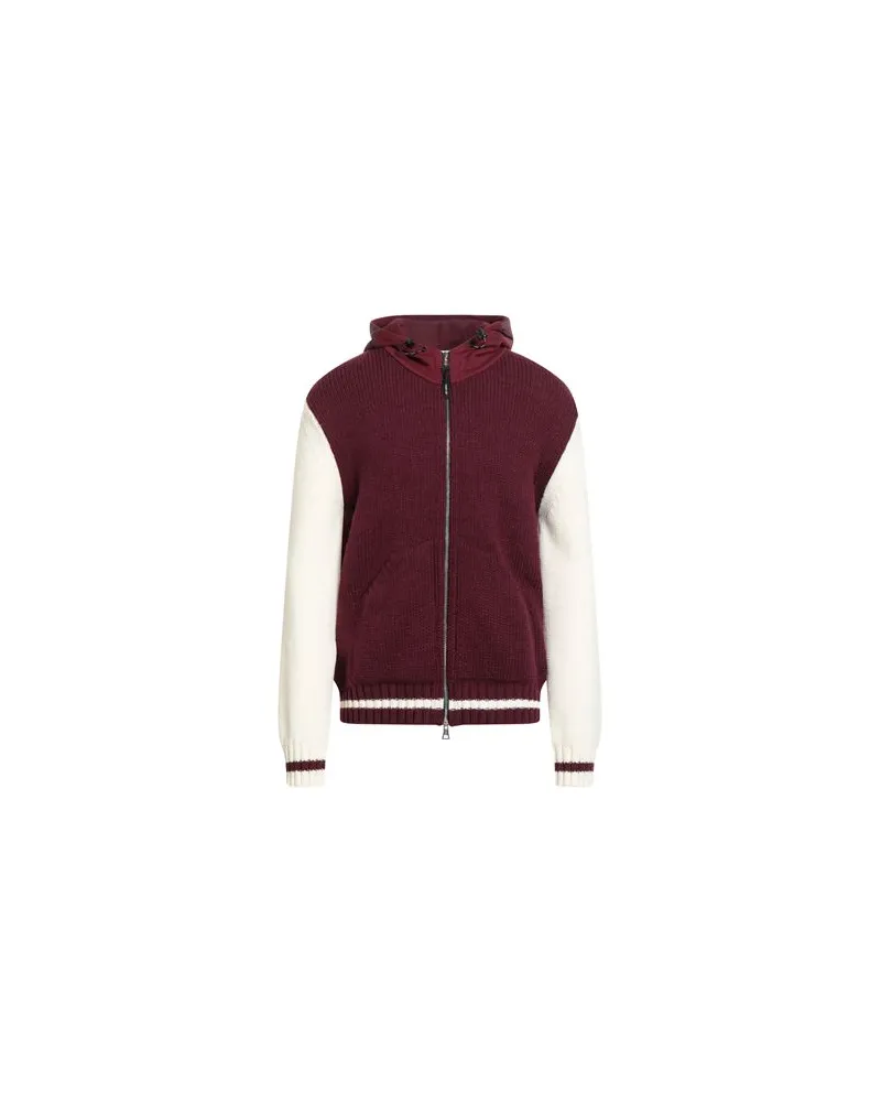 PMDS PREMIUM MOOD DENIM SUPERIOR STRICKWAREN - Strickjackenauf YOOX.COM Purpur
