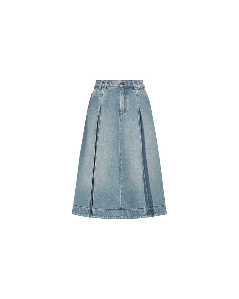 Balmain HOSEN & RÖCKE - Jeansröckeauf YOOX.COM Blau