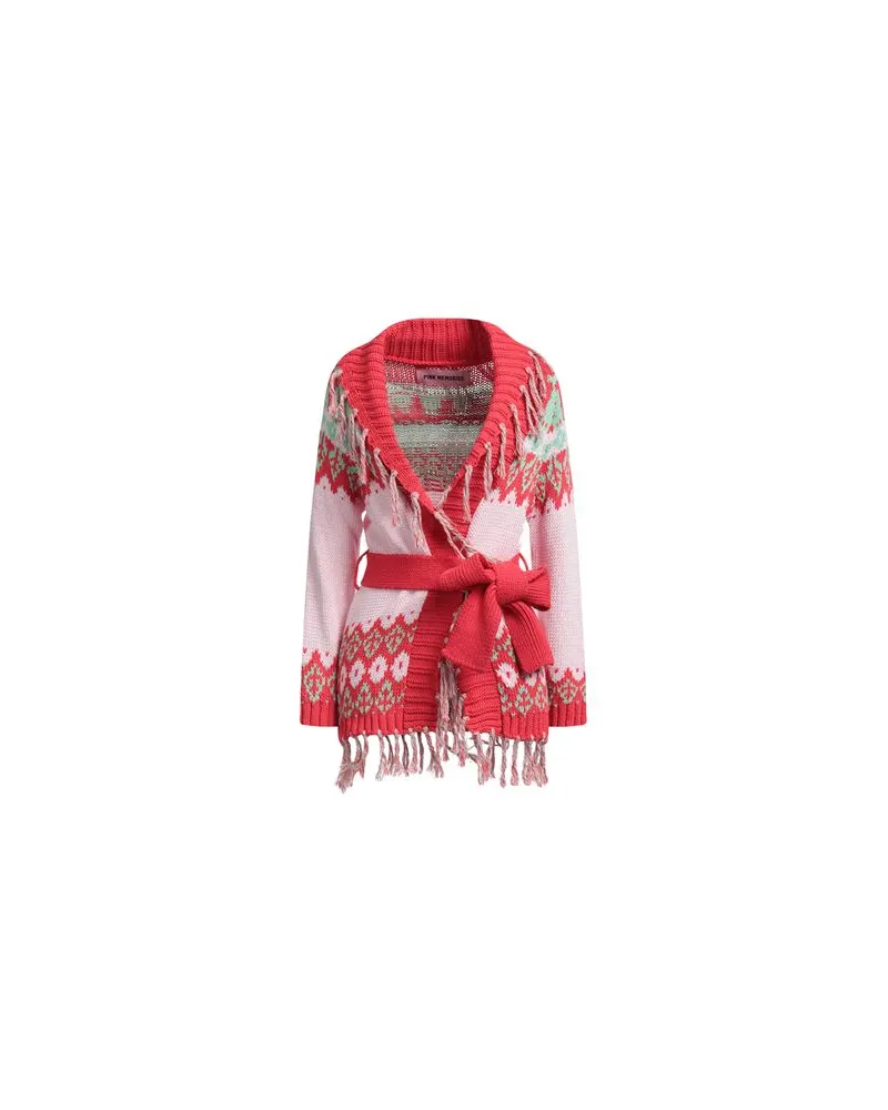 Pink Memories STRICKWAREN - Strickjackenauf YOOX.COM Rot
