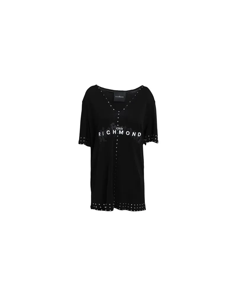 John Richmond TOPS - T-shirtsauf YOOX.COM Schwarz
