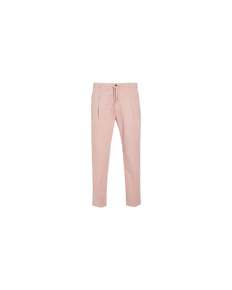 8 by Yoox ORGANIC COTTON LACE-UP CARROT-FIT CHINO   - HOSEN & RÖCKE - Hosenauf YOOX.COM Rosa