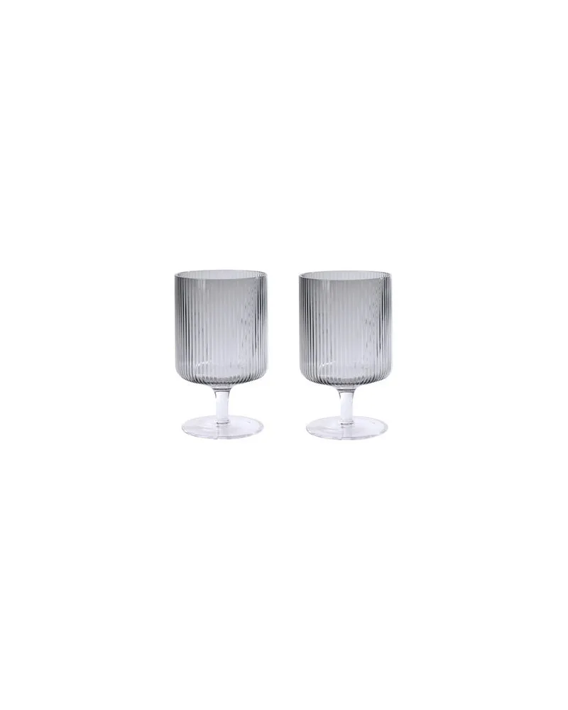 ferm LIVING ESSEN & KÜCHE - Gläser und Krügeauf YOOX.COM Grau