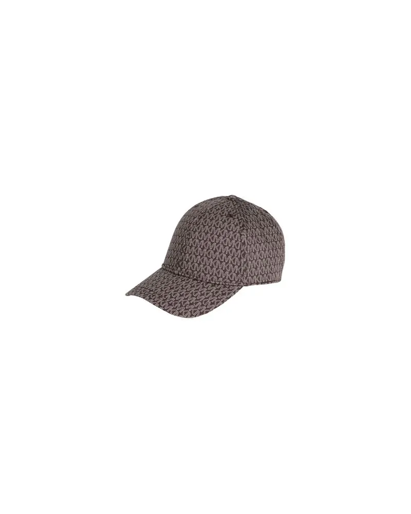 Michael Kors MK DOT LOGO PRNT CAP  - ACCESSOIRES - Mützen & Hüteauf YOOX.COM Braun