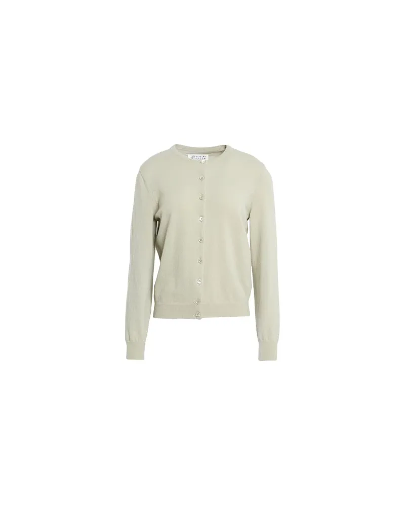 Maison Margiela STRICKWAREN - Strickjackenauf YOOX.COM Salbeigrün