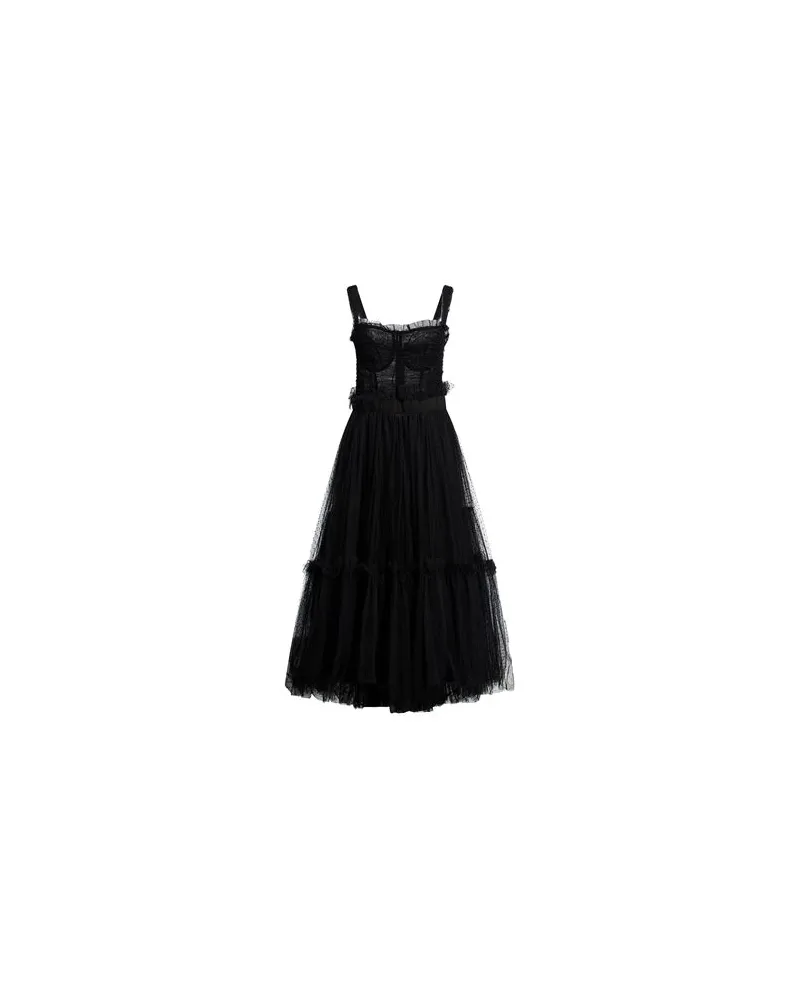 Dolce & Gabbana KLEIDER - Maxi-Kleiderauf YOOX.COM Schwarz