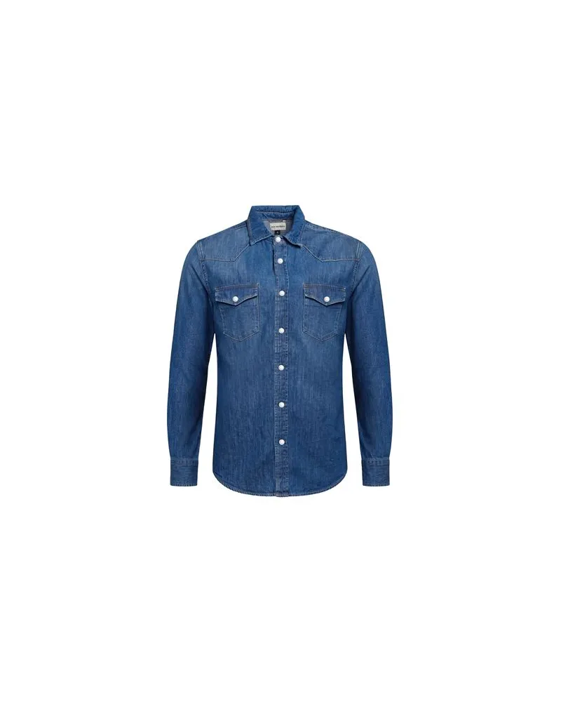 Roy Roger's ROŸ ROGER TOPS - Hemdenauf YOOX.COM Blau
