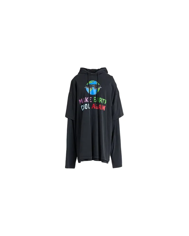 VETEMENTS TOPS - Sweatshirtsauf YOOX.COM Schwarz