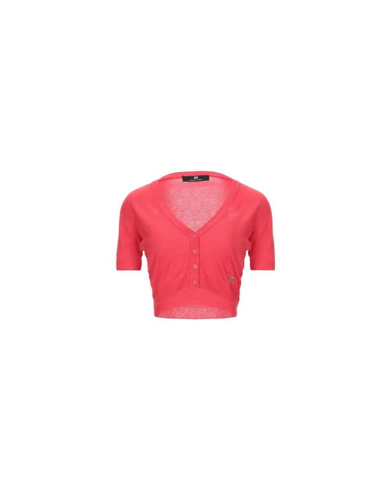 Elisabetta Franchi STRICKWAREN - Wickelpulloverauf YOOX.COM Rot