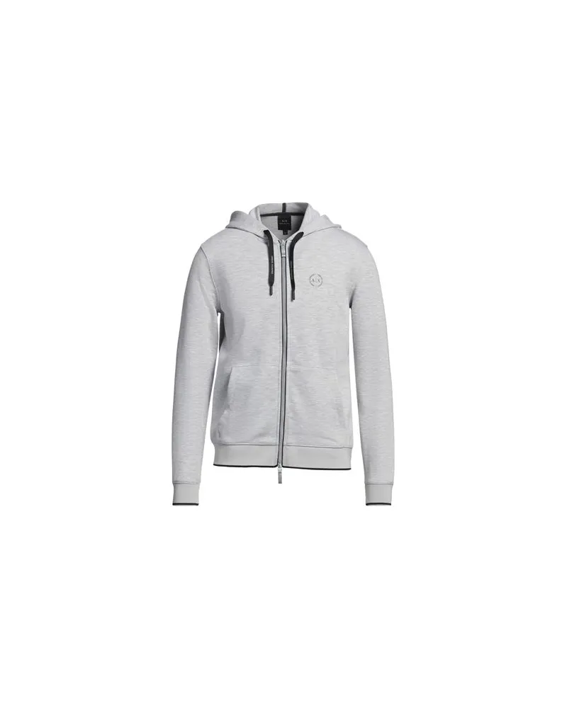 Armani Exchange TOPS - Sweatshirtsauf YOOX.COM Hellgrau