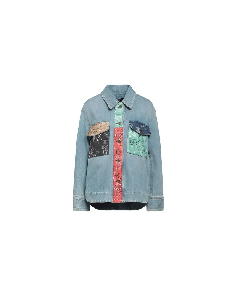 Alanui JACKEN & MÄNTEL - Jeansjacken/Mäntelauf YOOX.COM Blau