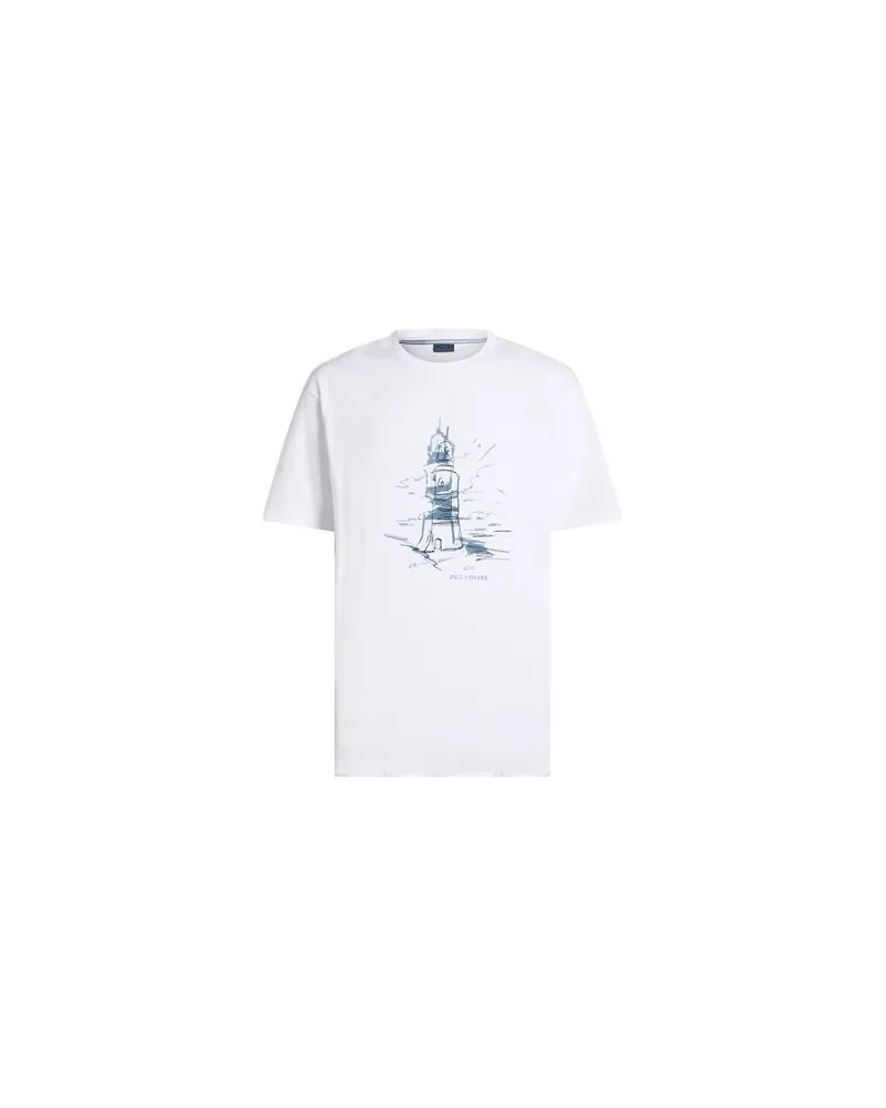 Paul & Shark TOPS - T-shirtsauf YOOX.COM Weiß
