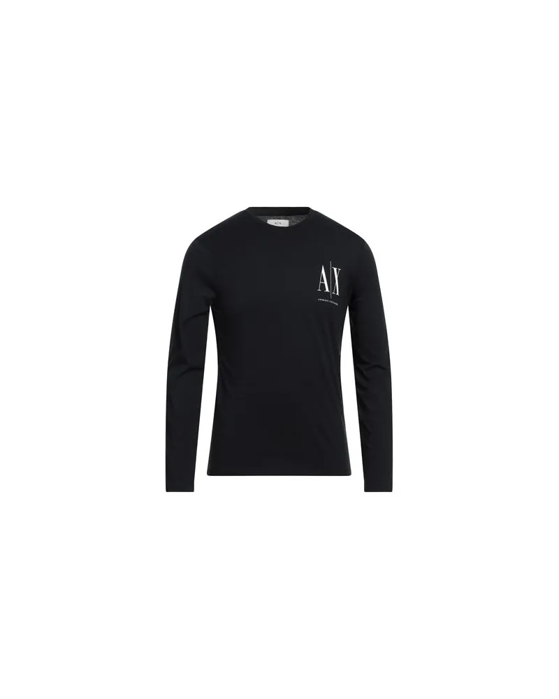 Armani Exchange ICON PERIOD - TOPS - T-shirtsauf YOOX.COM Nachtblau