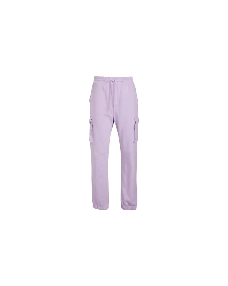 8 by Yoox ORGANIC COTTON PULL-ON TAPERED CARGO SWEATPANTS - HOSEN & RÖCKE - Hosenauf YOOX.COM Lila