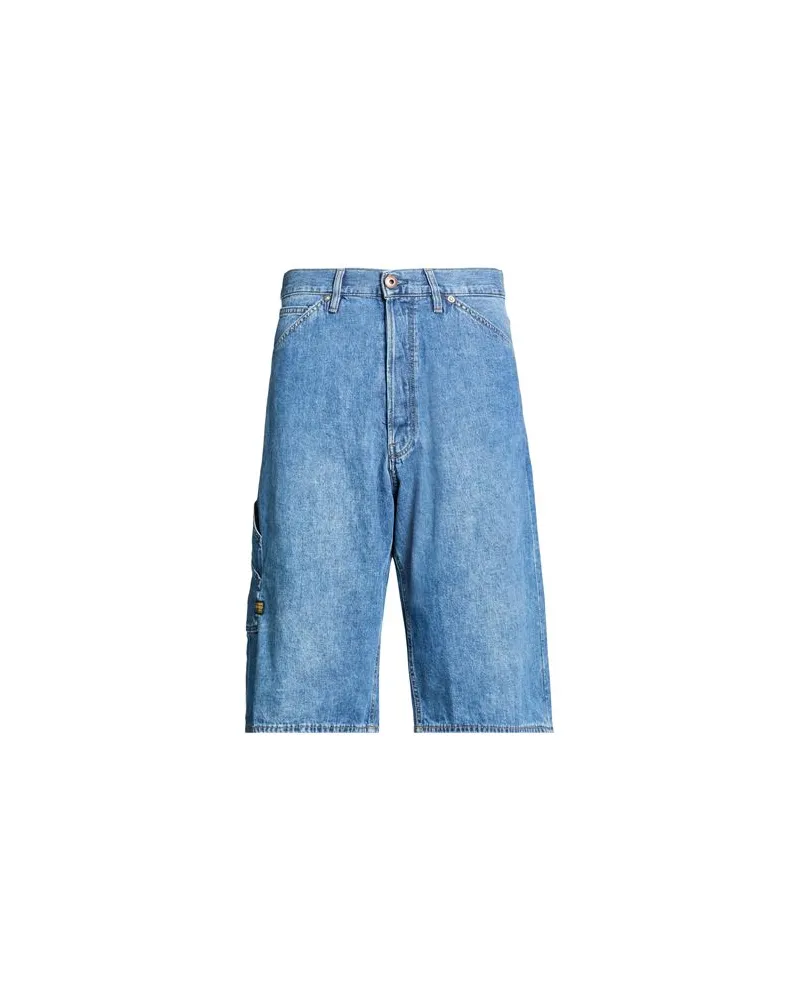 G-STAR RAW HOSEN & RÖCKE - Jeansshortsauf YOOX.COM Blau