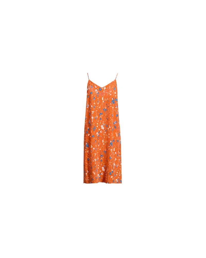Equipment KLEIDER - Midi-Kleiderauf YOOX.COM Orange