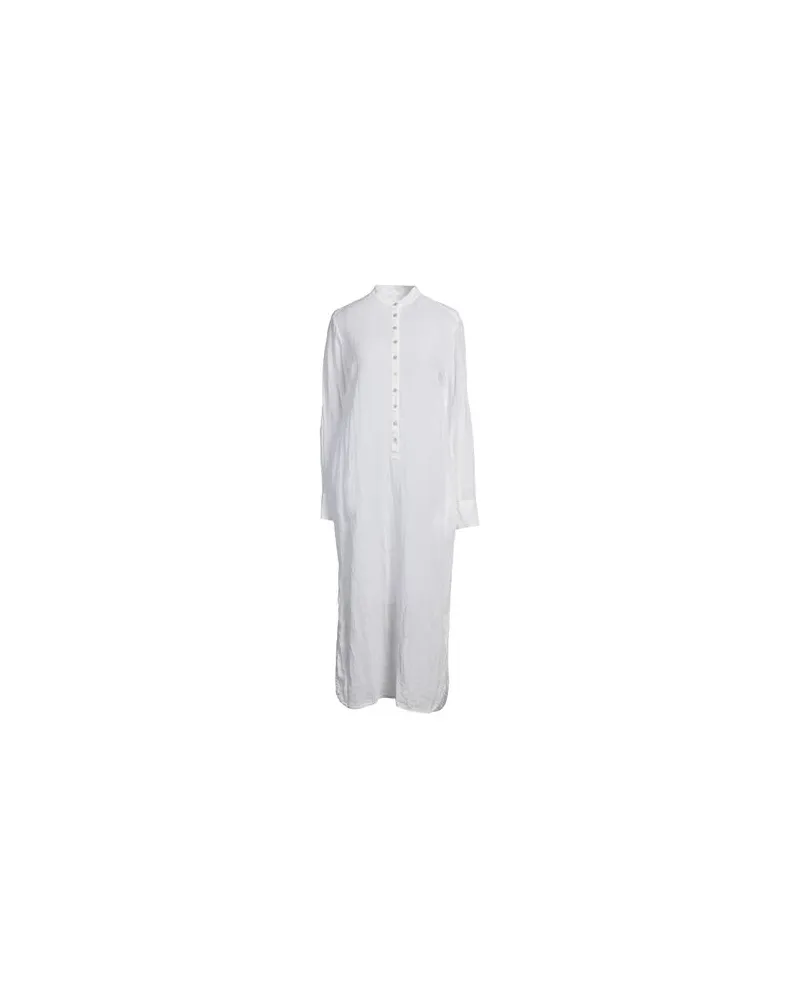 120% Lino KLEIDER - Midi-Kleiderauf YOOX.COM Weiß