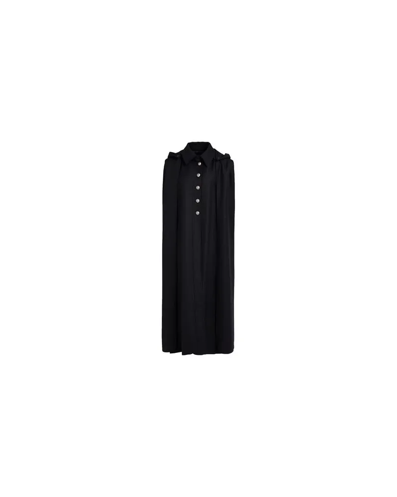 Isabel Benenato JACKEN & MÄNTEL - Capesauf YOOX.COM Schwarz