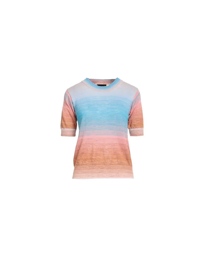 Roberto Collina STRICKWAREN - Pulloverauf YOOX.COM Azurblau