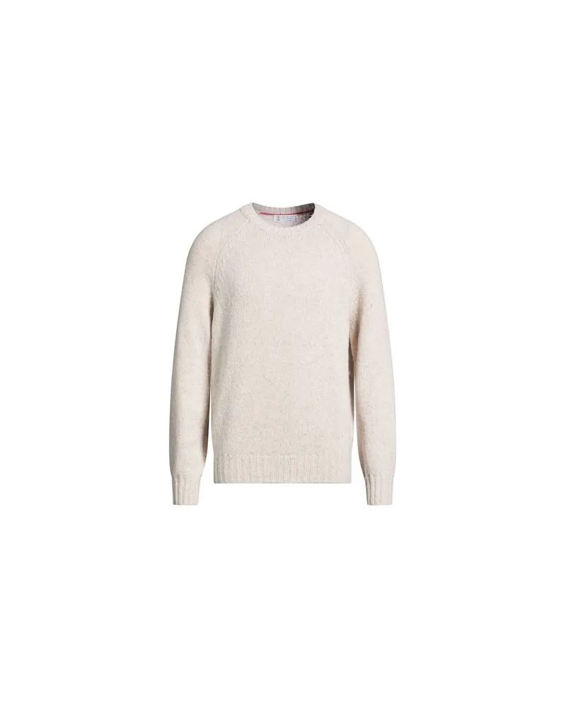 Brunello Cucinelli STRICKWAREN - Pulloverauf YOOX.COM Hellgrau