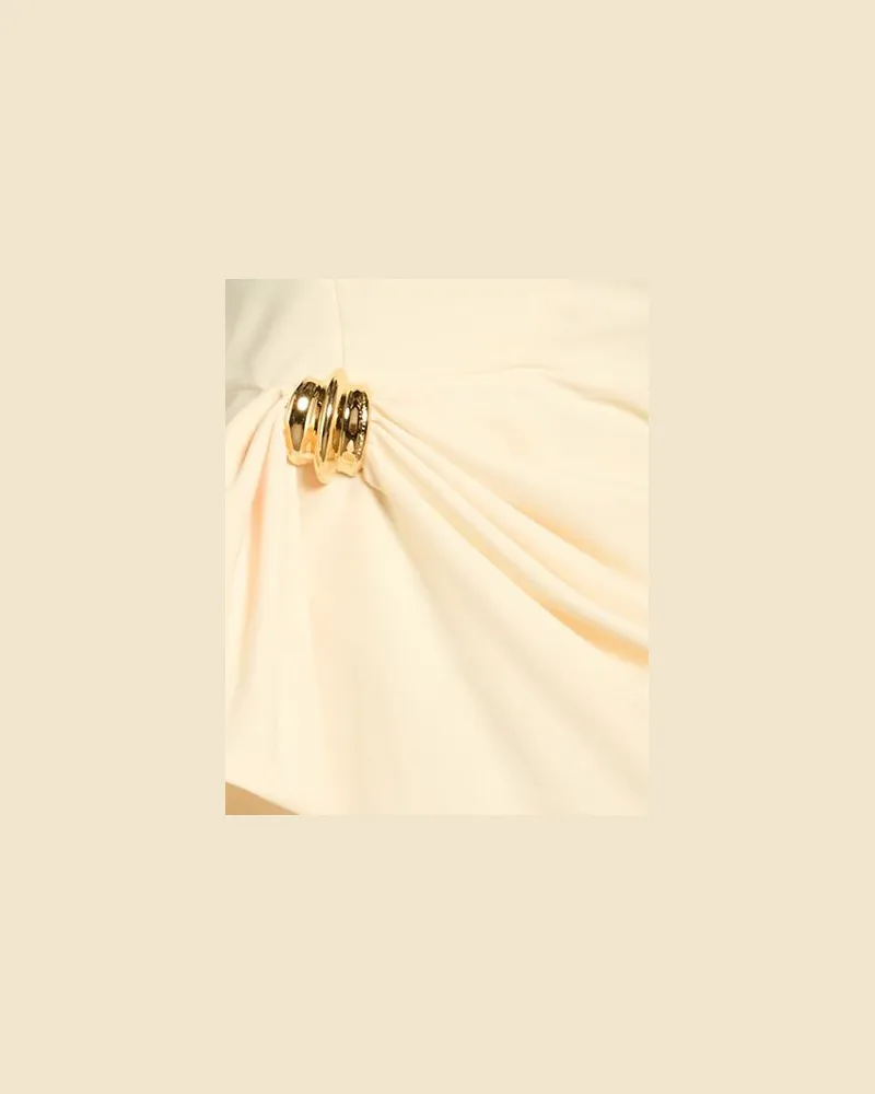 Elisabetta Franchi KLEIDER - Mini-Kleiderauf YOOX.COM Pastellgelb