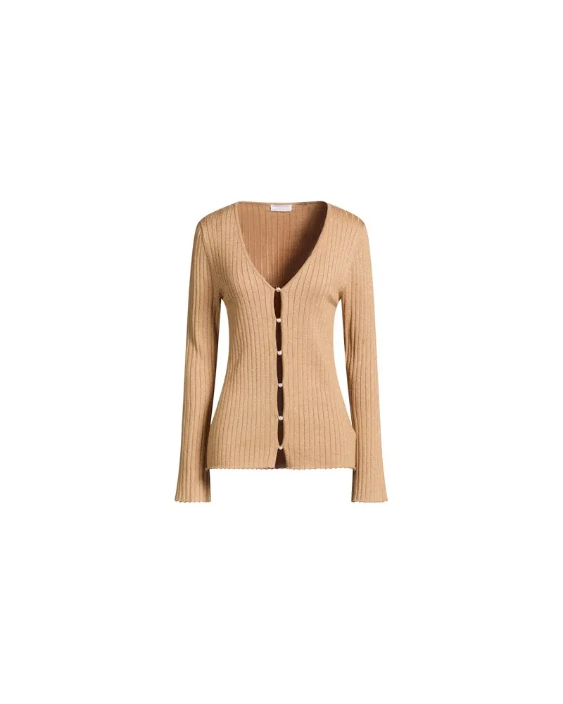 Majestic STRICKWAREN - Strickjackenauf YOOX.COM Beige