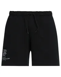 Yohji Yamamoto Shorts & Bermudashorts Schwarz