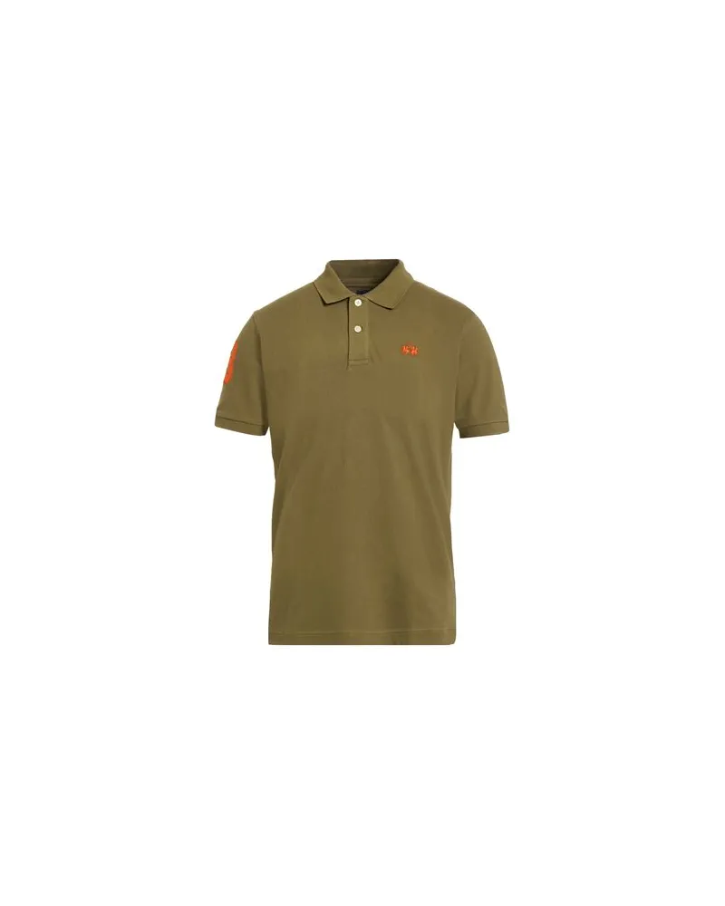 La Martina TOPS - Poloshirtsauf YOOX.COM Militärgrün