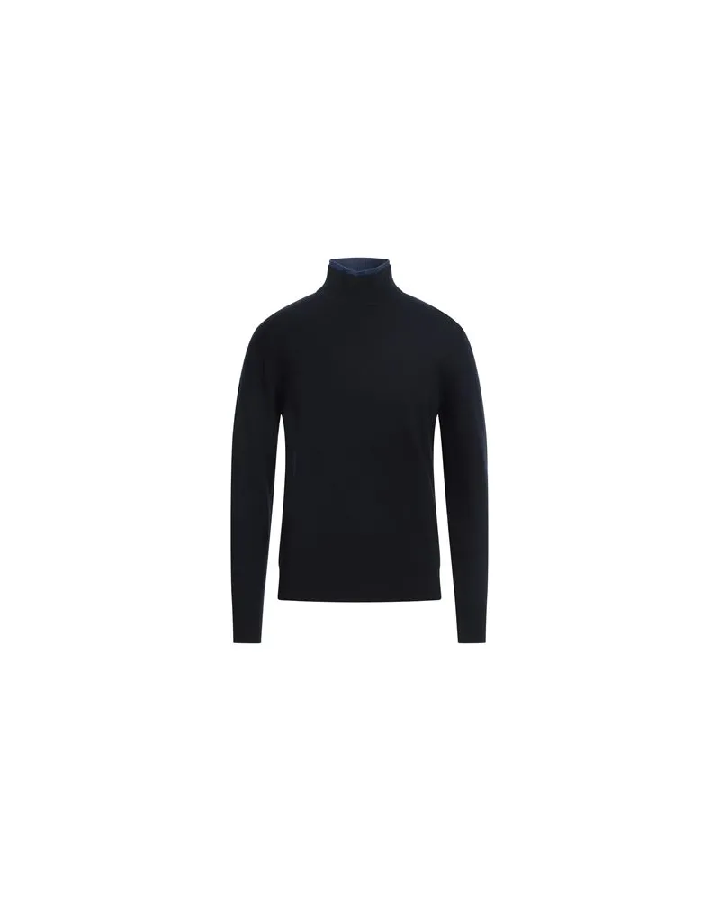 Paolo Pecora Milano STRICKWAREN - Rollkragenpulloverauf YOOX.COM Nachtblau