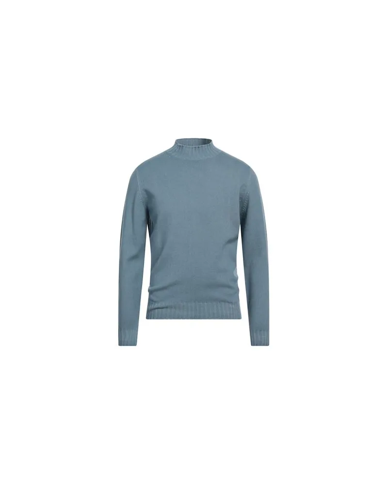 Filippo de Laurentiis STRICKWAREN - Rollkragenpulloverauf YOOX.COM Himmelblau