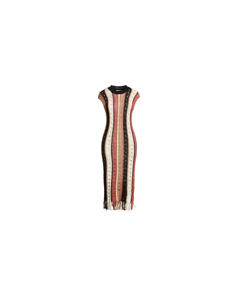 Please KLEIDER - Maxi-Kleiderauf YOOX.COM Ziegelrot