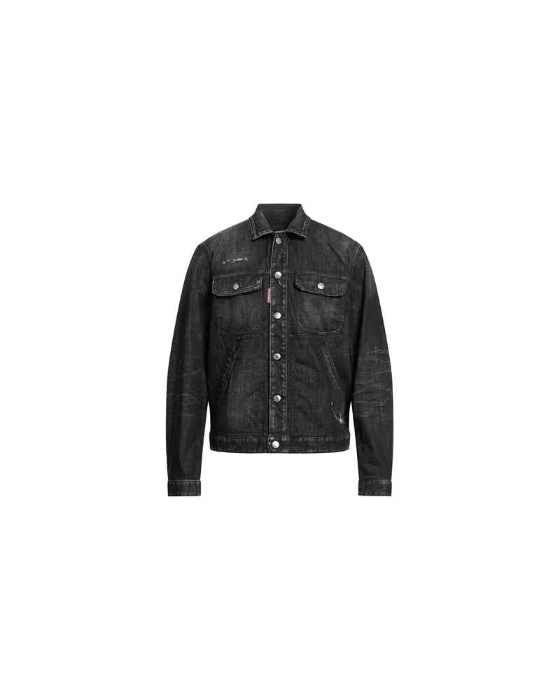Dsquared2 JACKEN & MÄNTEL - Jeansjacken/Mäntelauf YOOX.COM Schwarz
